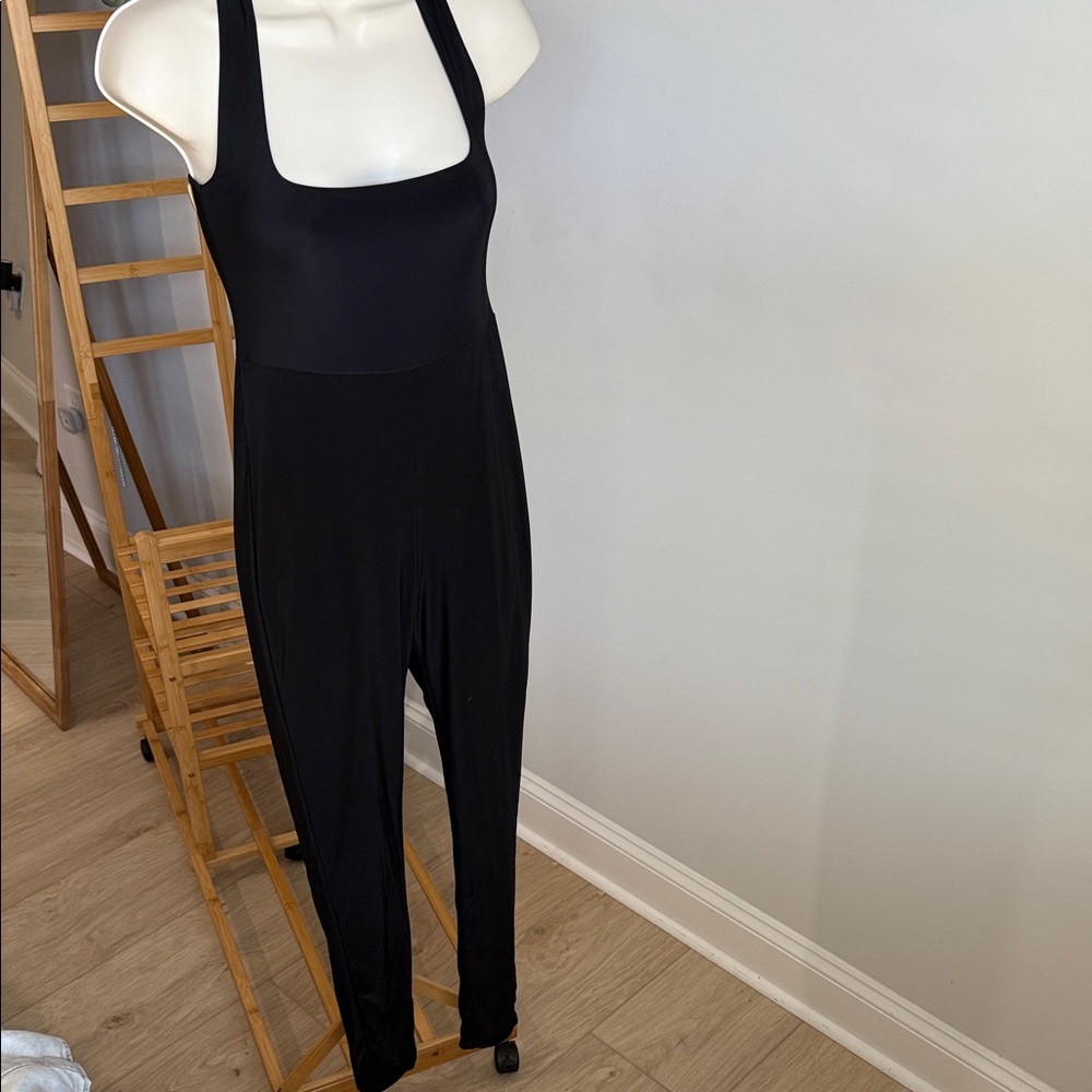 PrettyLittleThing Sleek Black Jumpsuit